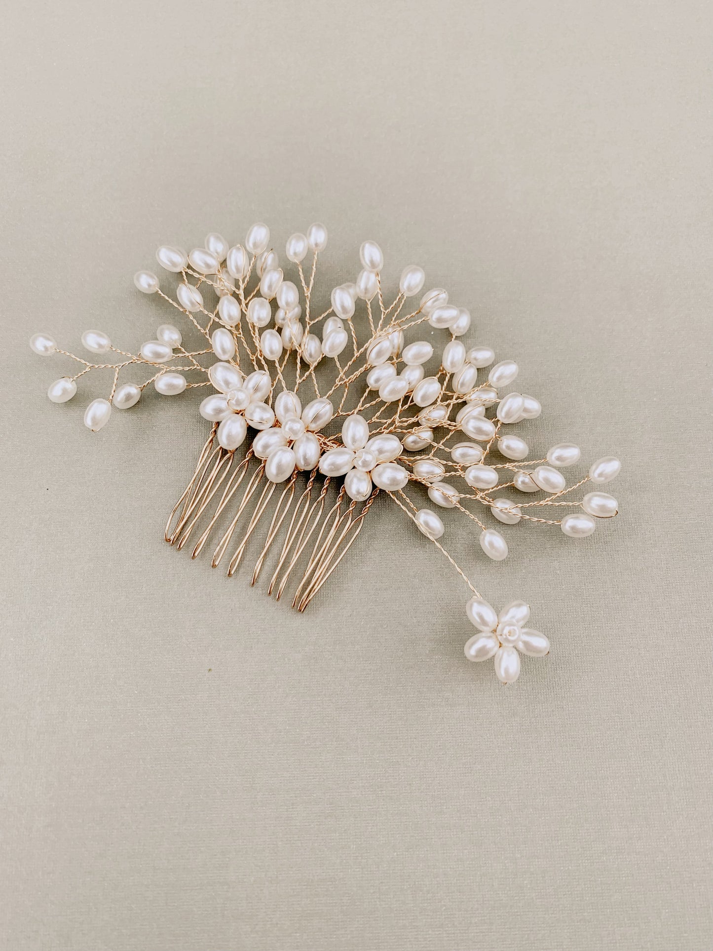 Pearl Bridal Hair Comb