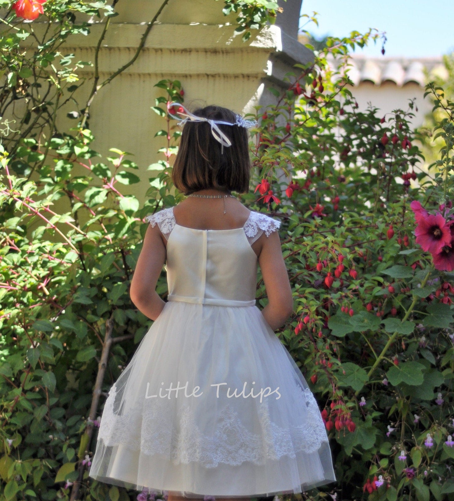 Embroidered First Communion Dress