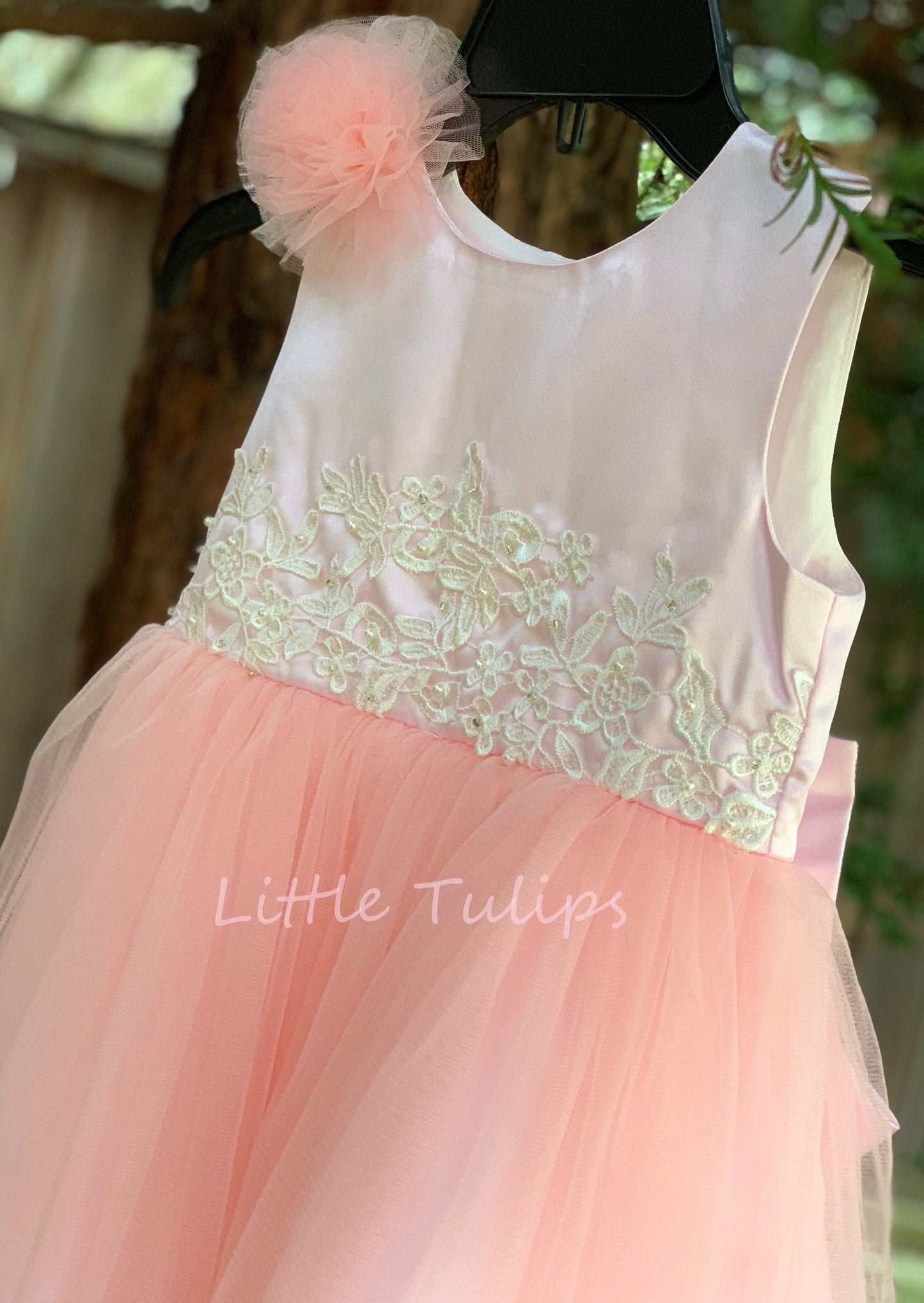 Blush pink Tulle Dress