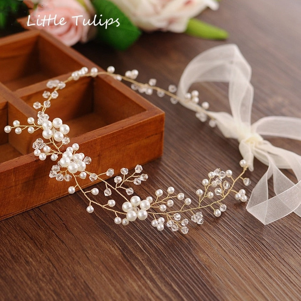 Pearl Floral Headband