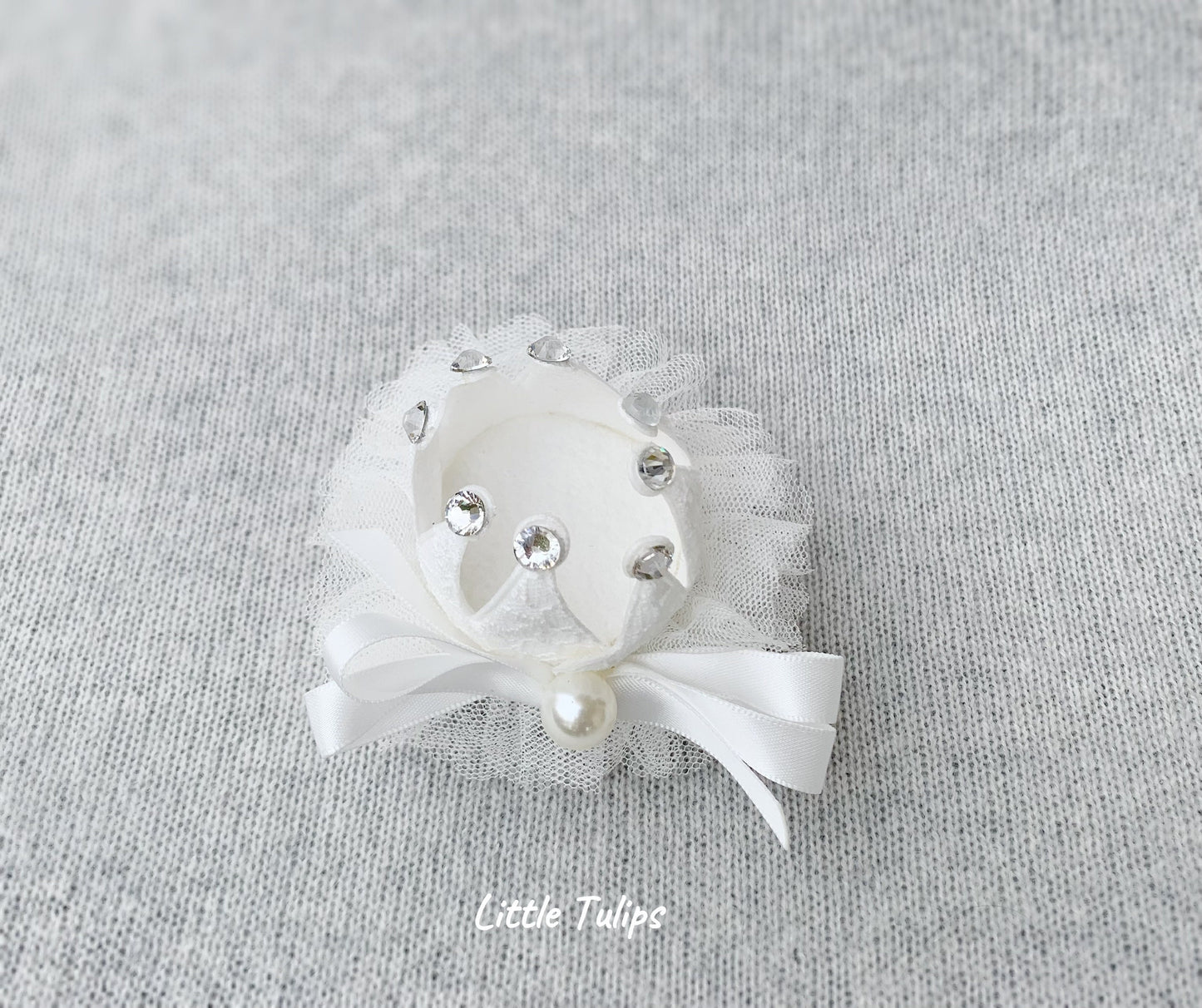 White Baby Birthday Crown